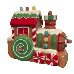 Hallmark Musical Christmas Express Gingerbread Train Lights Up Collectible 2011